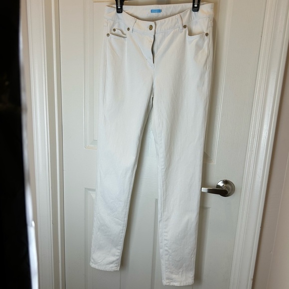 J MCLAUGHLIN LEXI JEANS WHITE SIZE 8 - Picture 2 of 8